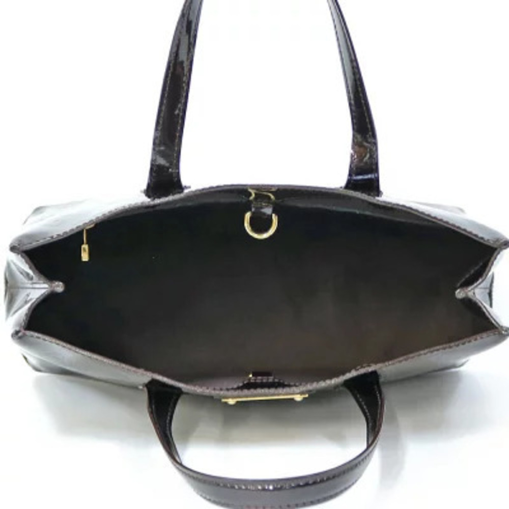 Louis Vuitton Wilshire Vernis Tote Bag Monogram Purple - Picture 6 of 7
